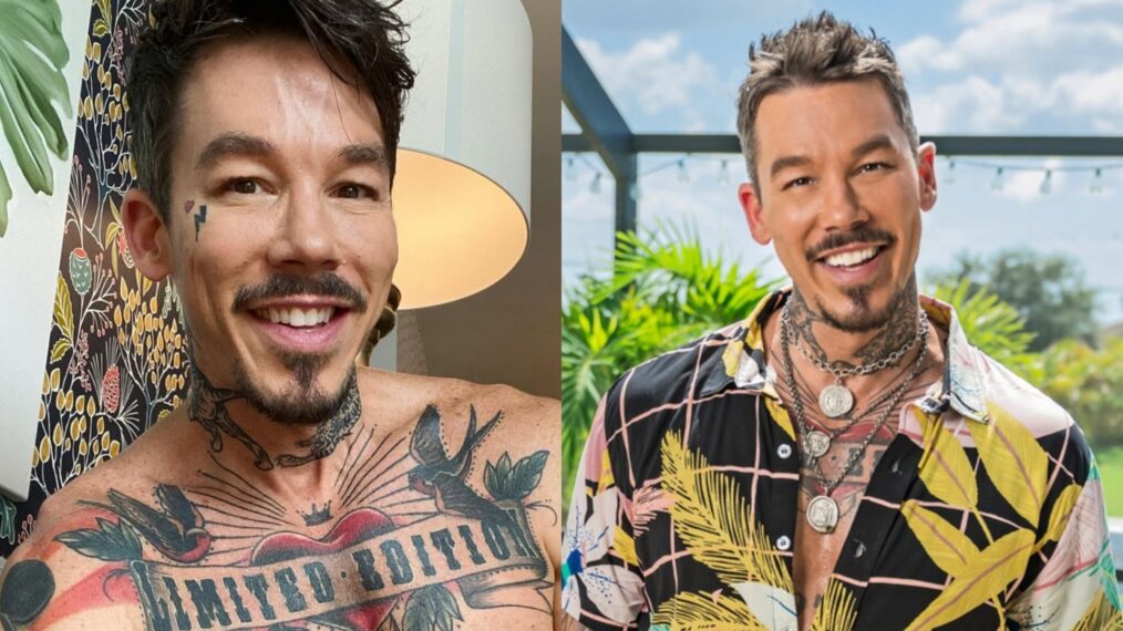 David Bromstad via Instagram, August 17, 2020; David Bromstad on HGTV's 'My Lottery Dream Home,' 2023.