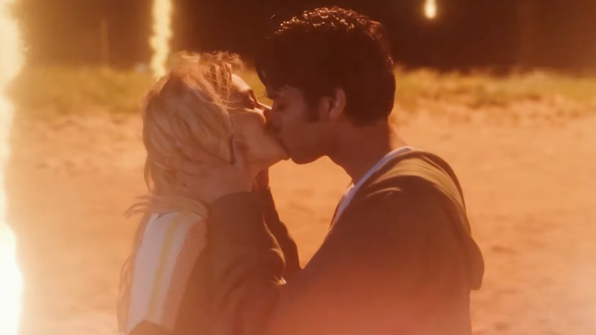 Emily Alyn Lind and Shubham Maheshwari as Cadence and Gat on We Were Liars