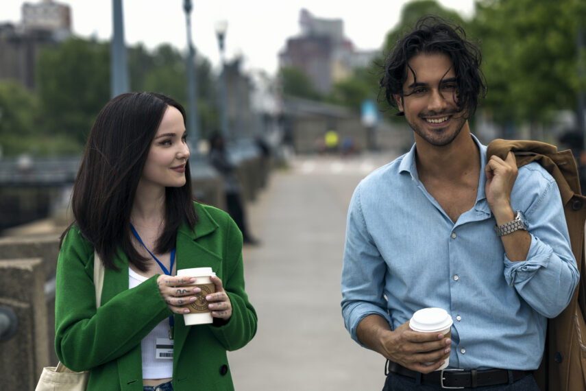 Avan Jogia and Dove Cameron as Oliver Kennedy and Ciara Wyse in 56 Days