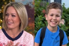 Dylan Dreyer on the December 17, 2025, episode of NBC's 'Today'; Dylan Dreyer's son Calvin via Instagram, September 3, 2025.