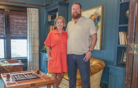 Erin and Ben Napier, 'Home Town' Season 10 promo photo, HGTV, 2026.