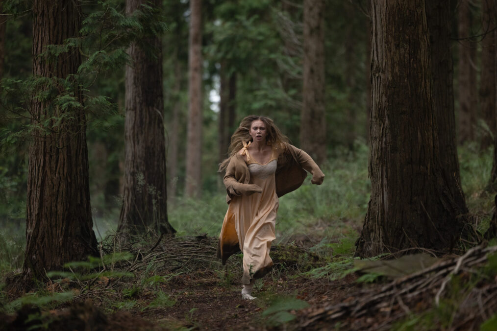 Picture Shows (L-R): Lily Riser played by (TALLALUH EVANS)