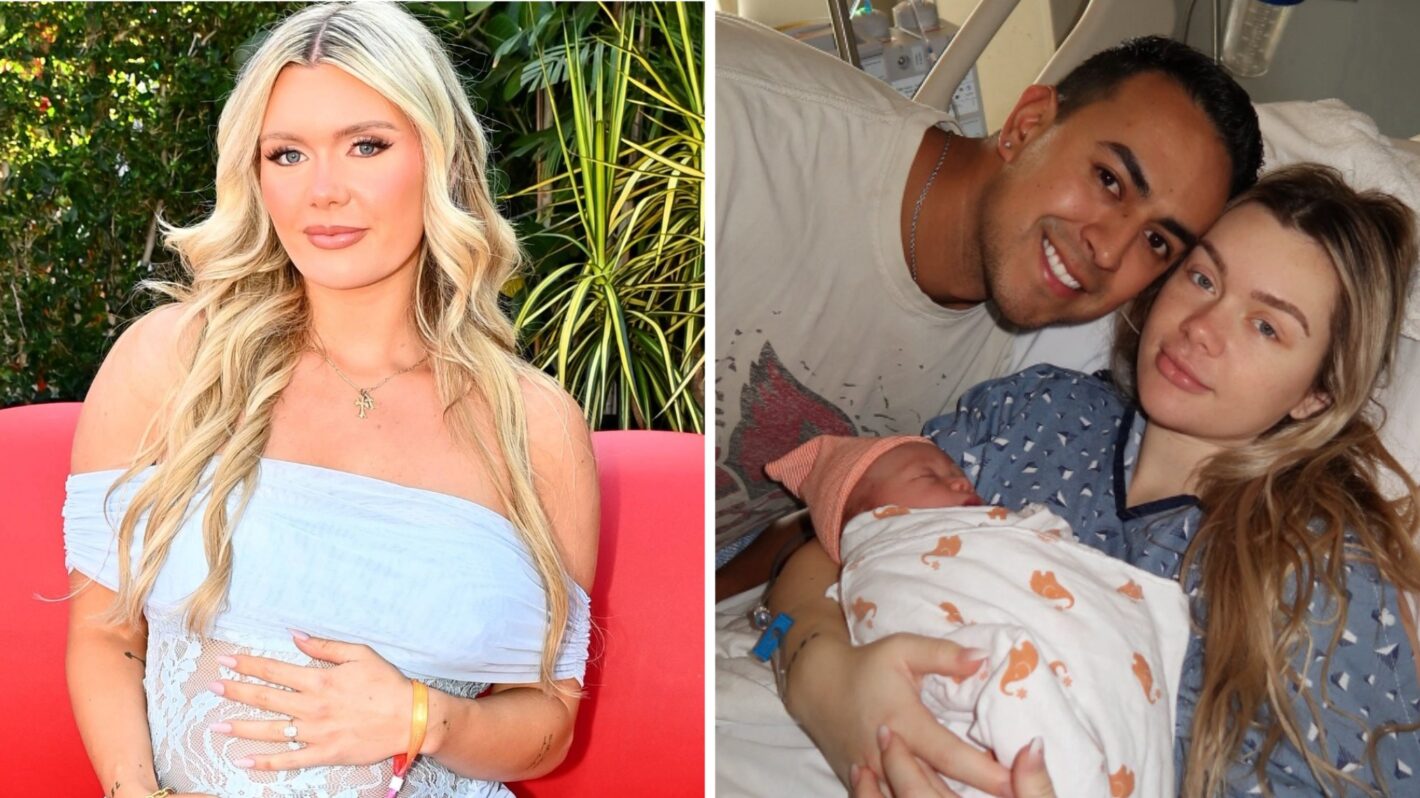Perfect Match Star Hannah Burns, fiancé Louie Crow and baby Royce