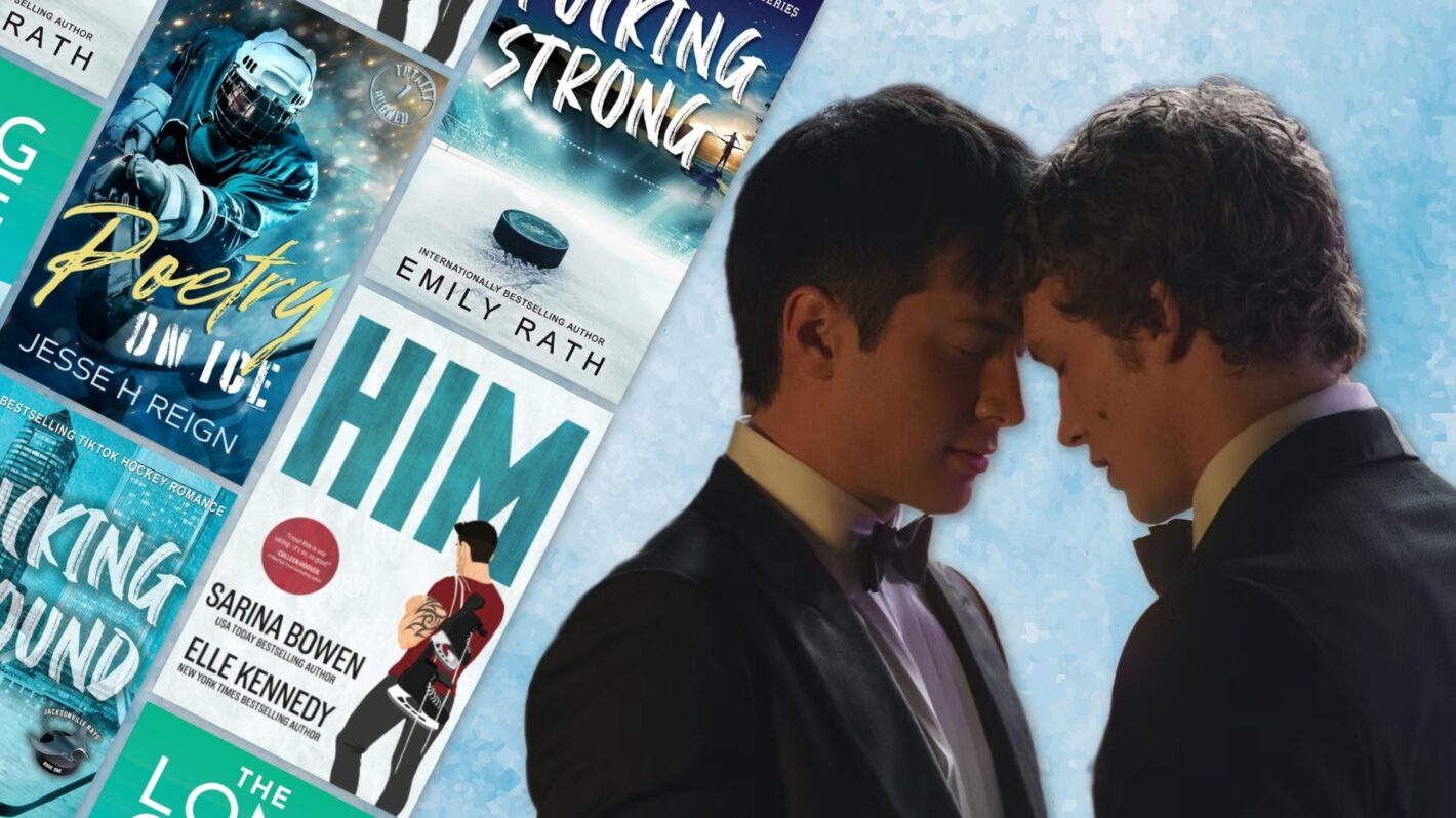 Hudson Williams and Connor Storrie in Heated Rivalry - Book Recs