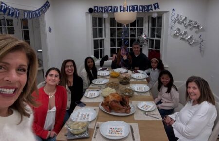 Hoda Kotb and family via Instagram, November 28, 2025.