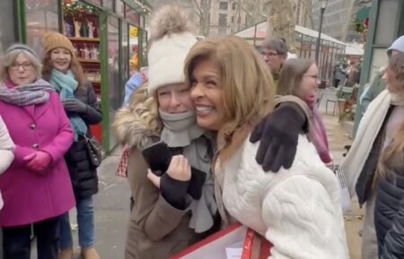 Hoda Kotb and a fan, Joy 101 Instagram, December 22, 2025.