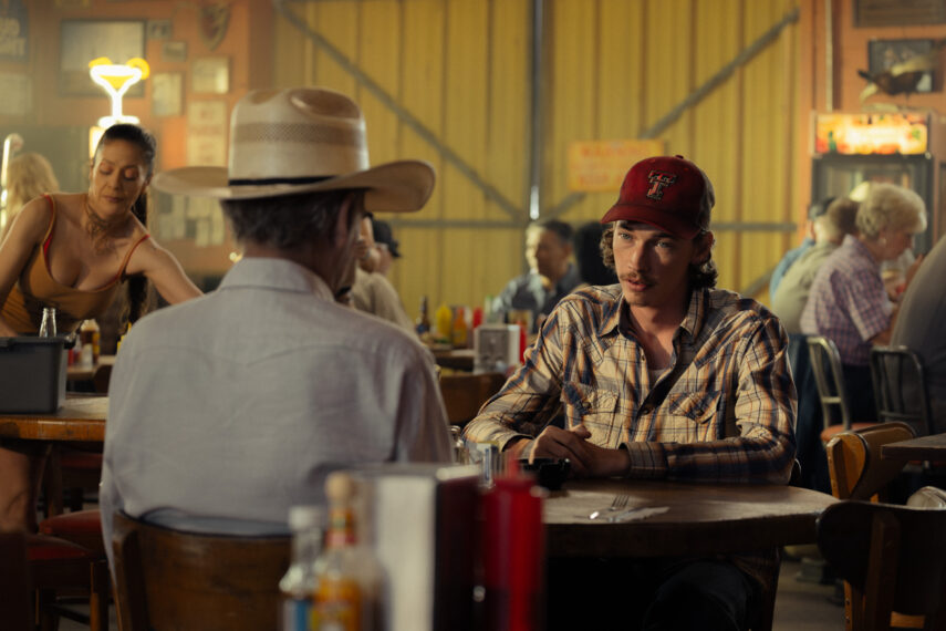 Jacob Lofland as Cooper Norris in Landman episode 5, season 2, streaming on Paramount+. Photo Credit: Emerson Miller/Paramount+