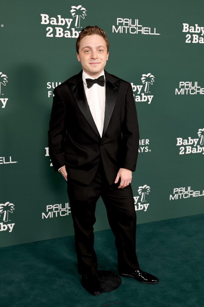 Jake Shane attends the 2025 Baby2Baby Gala presented by Paul Mitchell at Pacific Design Center on November 08, 2025 in West Hollywood, California.