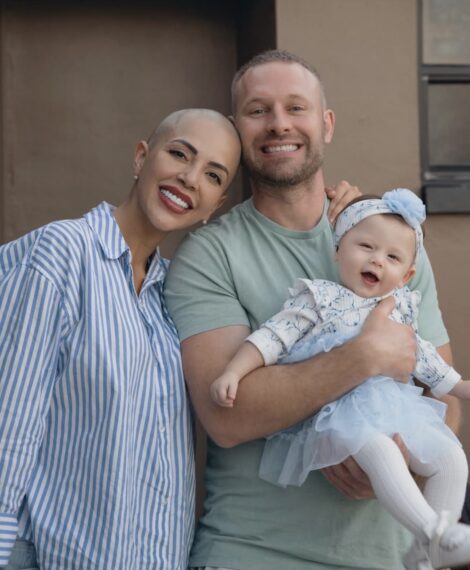 Jasmine Pineda, Matt Branistareanu, and their daughter Matlida, from 90 Day Fiance