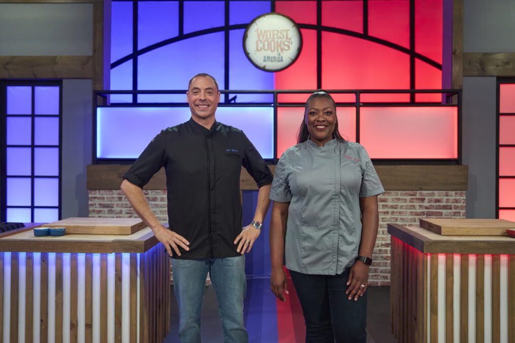 Jeff Mauro and Tiffany Derry on Worst Cooks in America Reality Check