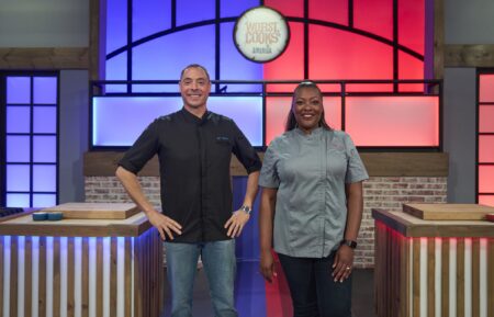 Jeff Mauro and Tiffany Derry on Worst Cooks in America Reality Check