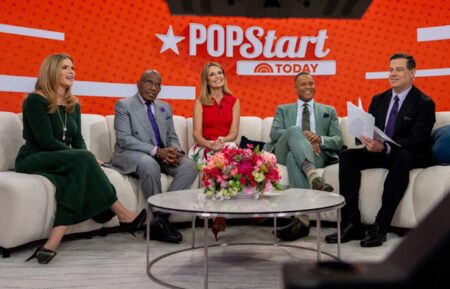 Jenna Bush Hager, Al Roker, Savannah Guthrie, Craig Melvin, and Carson Daly on the April 3, 2025, episode of NBC's 'Today.'