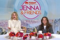 Jenna Bush Hager and Brooke Shields on the December 8, 2025, episode of NBC's 'Today With Jenna & Friends.'