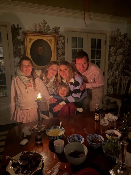 Jenna Bush Hager and Henry Hager with kids Poppy, Mila, and Hal, Instagram, December 2, 2025.