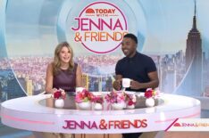 Jenna Bush Hager and Justin Sylvester on the February 18, 2025, episode of NBC's 'Today With Jenna and Friends.'