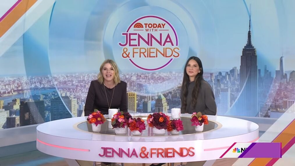 Jenna Bush Hager and Olivia Munn on the November 19, 2025, episode of NBC's 'Today With Jenna and Friends.'