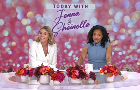 Jenna Bush Hager and Sheinelle Jones on the December 9, 2025, episode of NBC's 'Today With Jenna & Friends.'