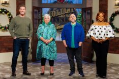 Jesse Palmer, Nancy Fuller, Duff Goldman, and Kardea Brown, 'Holiday Baking Championship' Season 12, Food Network, 2025.