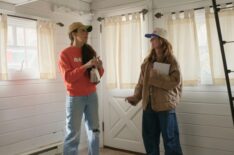 Joanna Gaines and Ella Gaines on Season 1, Episode 1, of HGTV and Magnolia Network's 'Fixer Upper: Colorado Mountain House,' December 9, 2025.