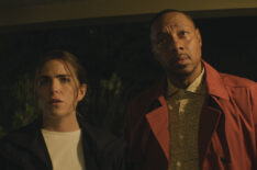 Karla Souza and Dorian Missick as Lee Reardon and Karl Connolly