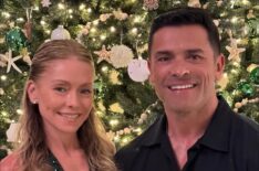 Kelly Ripa and Mark Consuelos, Instagram, December 25, 2023.