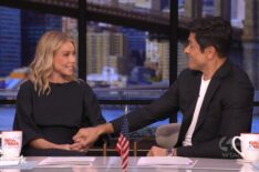 Kelly Ripa and Mark Consuelos on the December 4, 2025, episode of ABC's 'Live With Kelly and Mark.'