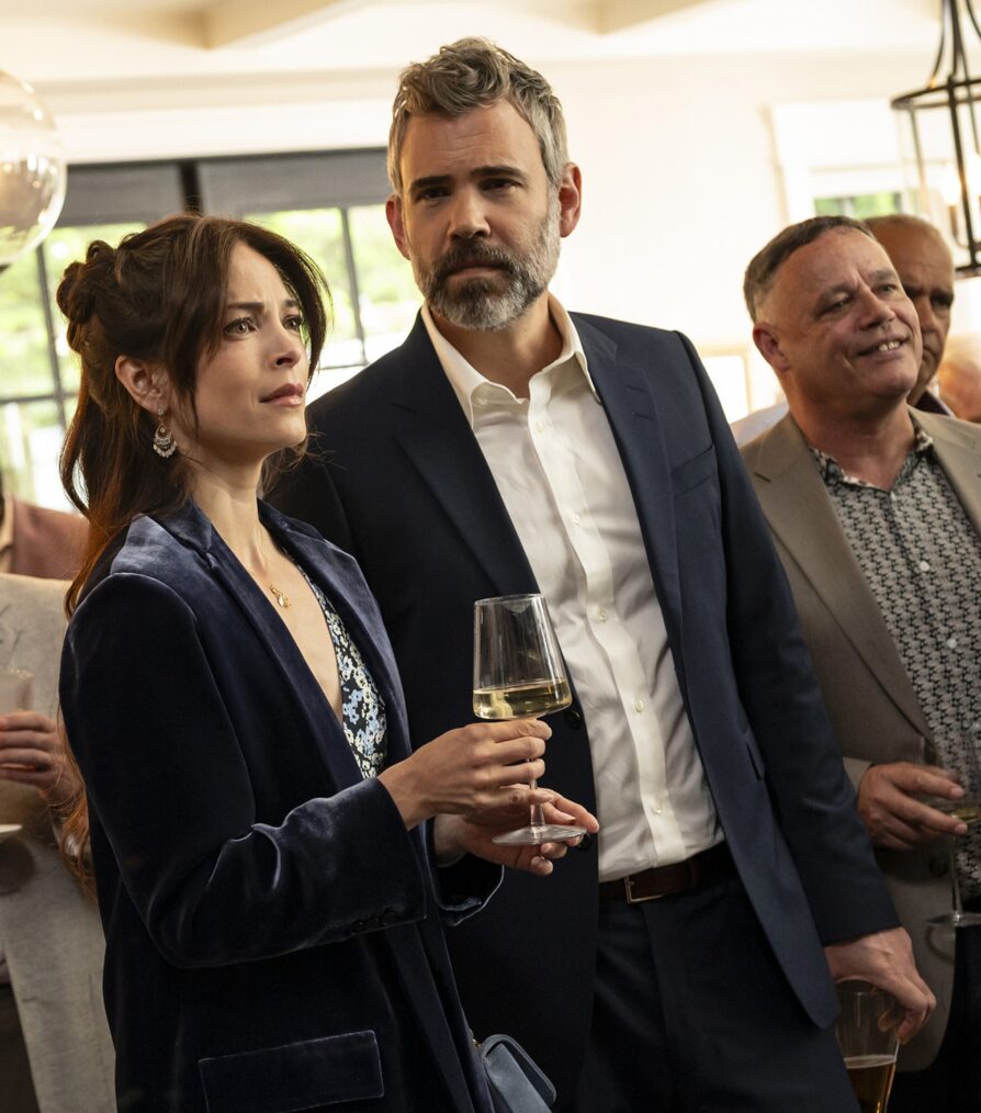 MURDER IN A SMALL TOWN: L-R: Kristin Kreuk and Rossif Sutherland in the 