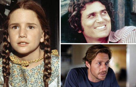 LITTLE HOUSE ON THE PRAIRIE, Michael Landon, 1974-1983. ph: ©NBC / courtesy Everett Collection; VIOLET, Luke Bracey, 2021. ph: Mark Williams / © Relativity Media / Courtesy Everett Collection; Melissa Gilbert, Michael Landon, Luke Bracey