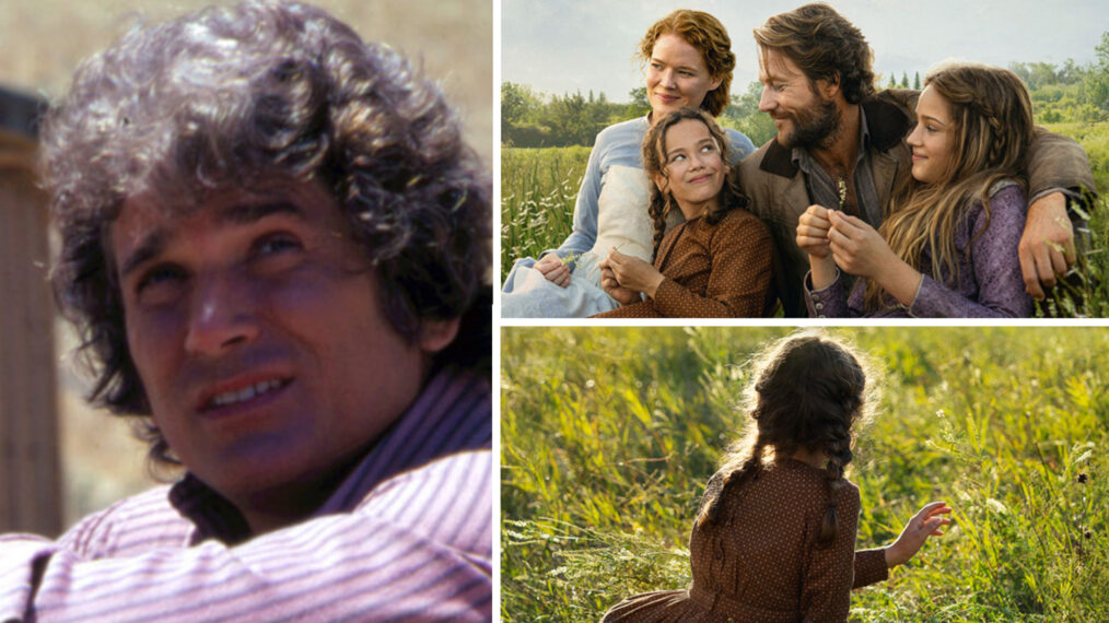 Michael Landon in the original, Netflix's new Little House on the Prairie