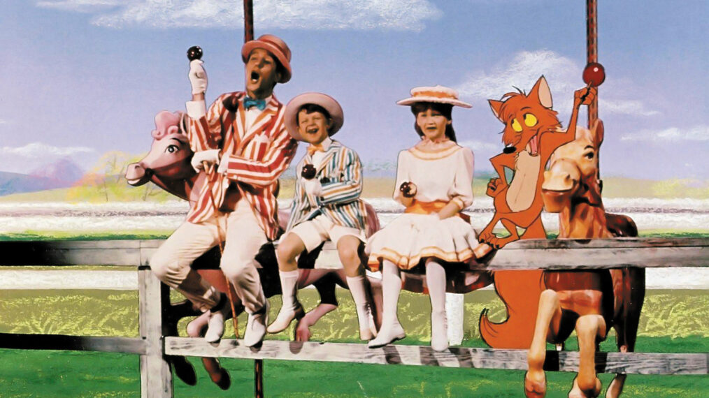 MARY POPPINS, Dick Van Dyke, Matthew Garber, Karen Dotrice, 1964