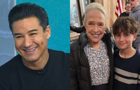 Mario Lopez on the December 5, 2025, episode of NBC's 'Today'; Kathy Bates and Dominic Lopez on the set of CBS' 'Matlock,' season 2, shared via Mario Lopez on Instagram, December 3, 2025.