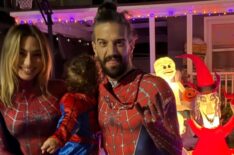 Mark Ballas from Dancing With the Stars with BC Jean and son