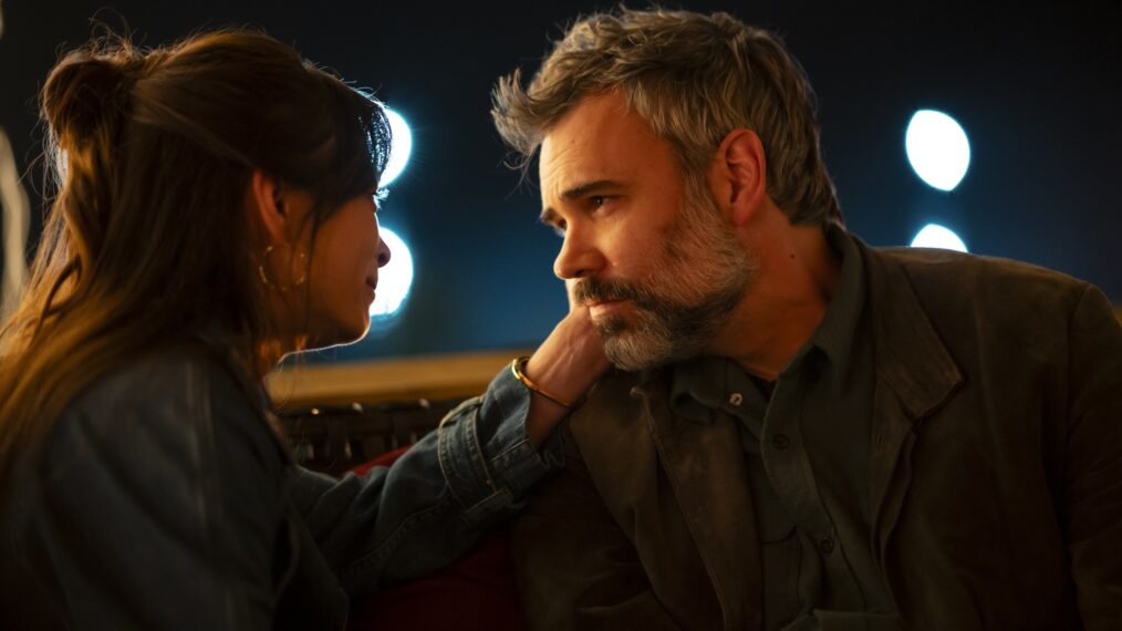 MURDER IN A SMALL TOWN: L-R: Kristin Kreuk and Rossif Sutherland in the 