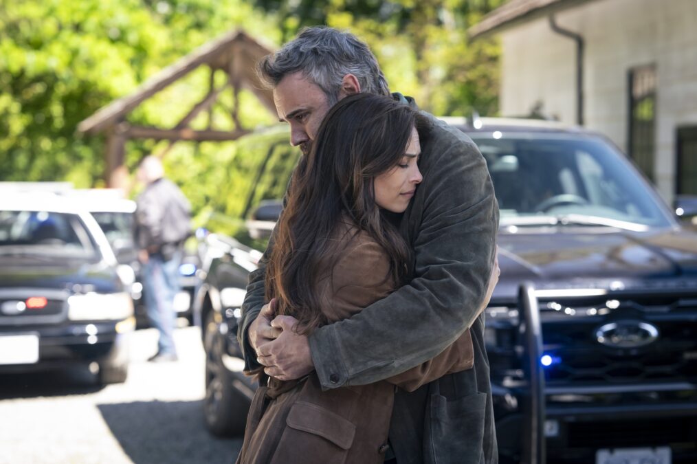 MURDER IN A SMALL TOWN: L-R: Kristin Kreuk and Rossif Sutherland in the 