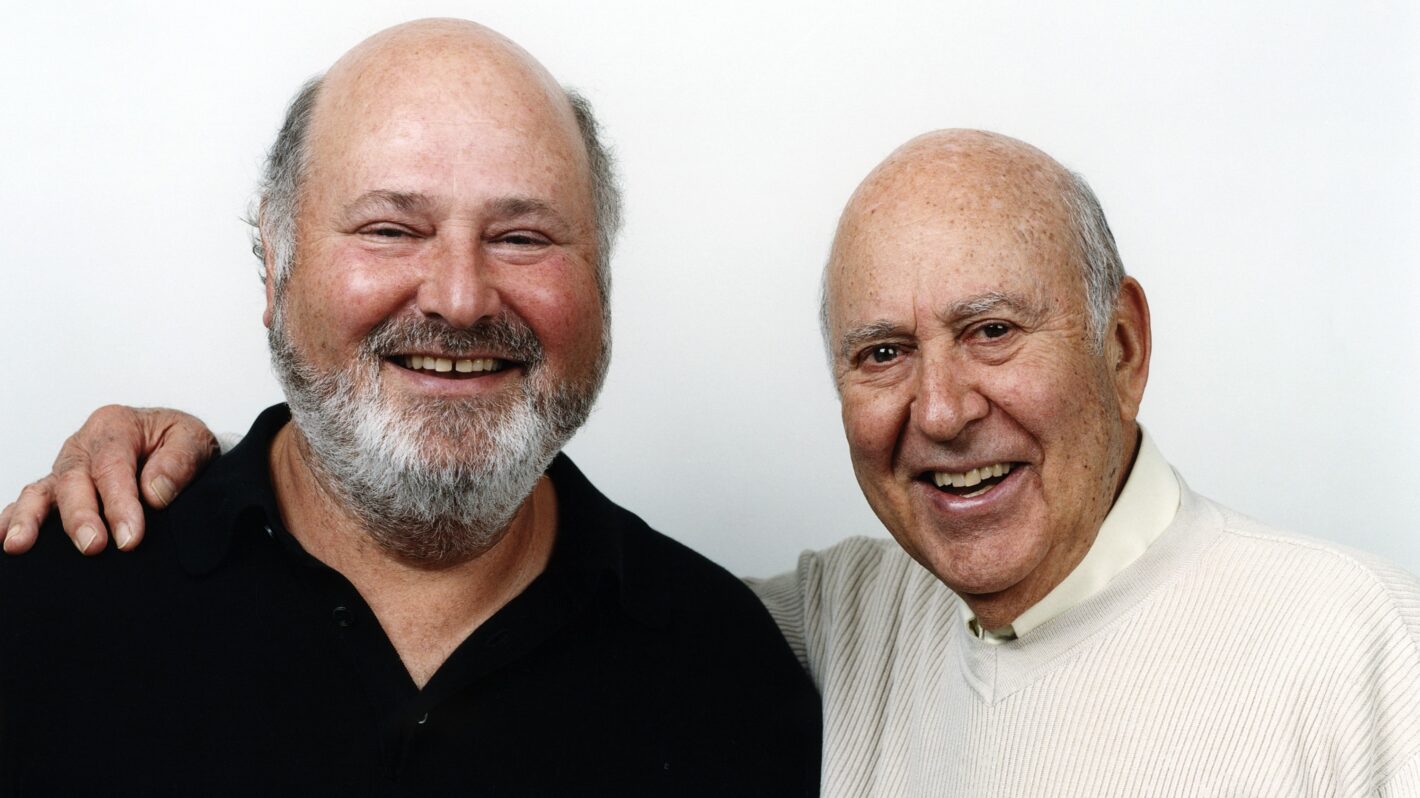 Rob Reiner (left) and Carl Reiner (circa 2010s)