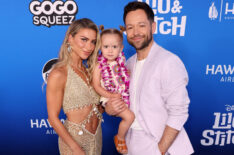 Daniella Karagach and Pasha Pashkov from Dancing With the Stars with daughter Nikita Pashkov