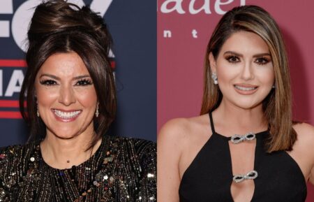 Rachel Campos-Duffy attends FOX Nation's 2024 Patriot Awards at Tilles Center for the Performing Arts on December 05, 2024 in Greenvale, New York; Andrea Linares attends the Latin Grammy 25th Anniversary Exhibit at Gary Nader Art Centre on October 01, 2024 in Miami, Florida.