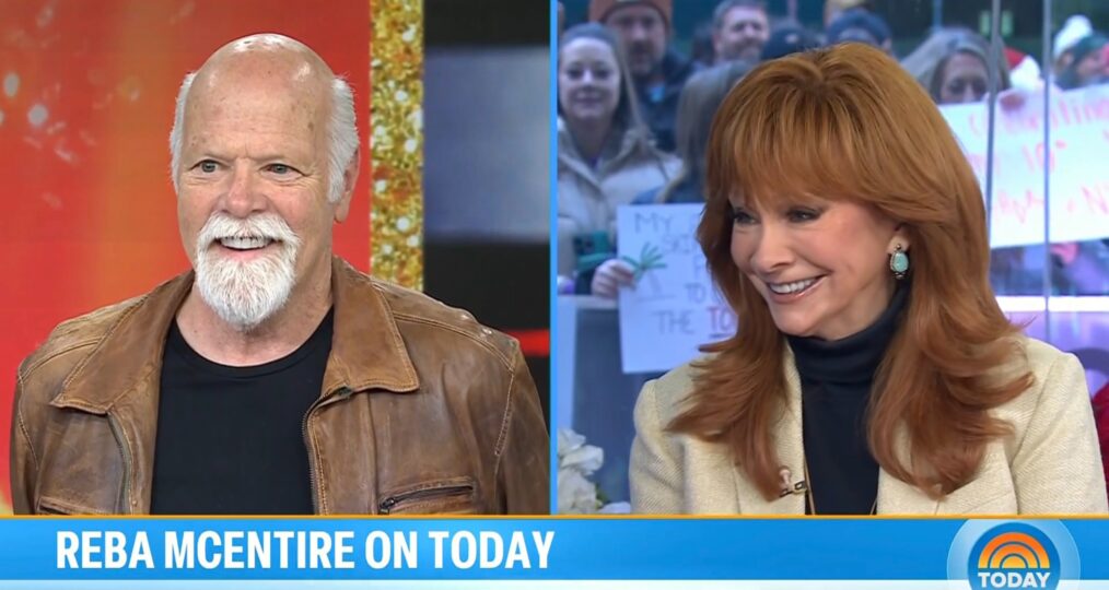 Rex Linn and Reba McEntire on the December 1, 2025, episode of NBC's 'Today.'