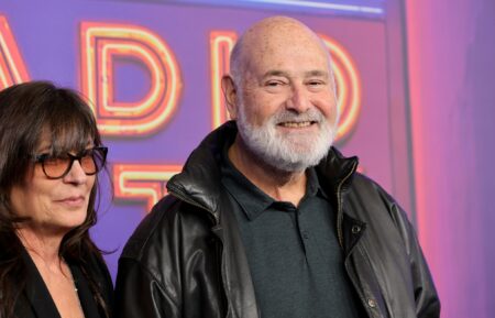 NEW YORK, NEW YORK - FEBRUARY 14: (L-R) Michèle Halberstadt and Rob Reiner attend SNL50: The Homecoming Concert at Radio City Music Hall on February 14, 2025 in New York City. (Photo by Dia Dipasupil/Getty Images)
