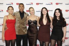 Sabine Holmes, T. J. Holmes, Amy Robach, Ava McIntosh and Annie McIntosh attend iHeartRadio z100's Jingle Ball 2025 Presented By Capital One at Madison Square Garden on December 12, 2025 in New York City.