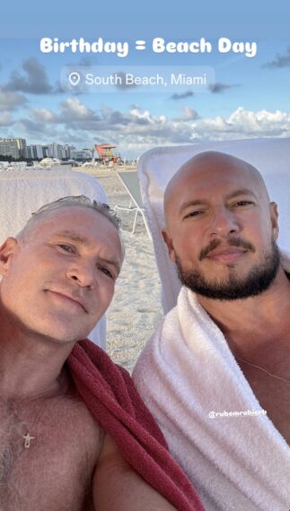 Sam Champion and Rubem Robierb via Instagram, December 1, 2025.