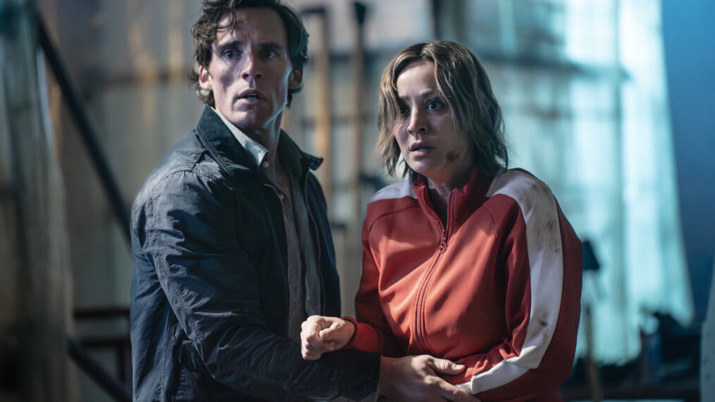 Sam Claflin as Tom Parker, Kaley Cuoco as Alice Monroe