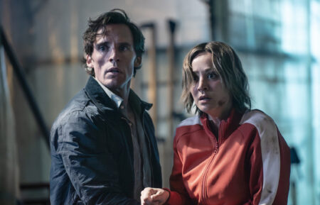 Sam Claflin as Tom Parker, Kaley Cuoco as Alice Monroe