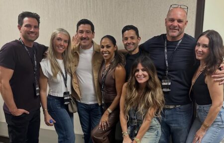 Scott McGillivray, Sarah Baeumler, Jonathan Knight, Taniya Nayak, Harley Rodriguez, Alison Victoria, and Bryan Baeumler, Instagram, November 25, 2025.