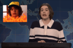 'SNL' Weekend Update Sends Stern Warning About 'Stranger Things' Child Actors