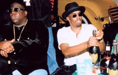 Sean Combs: The Reckoning. (L to R) Christopher Wallace, The Notorious B.I.G. and Sean Combs. Cr. Courtesy of Netflix © 2025