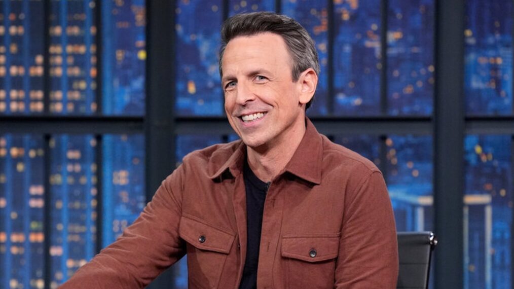 Seth Meyers on the November 27, 2025, episode of NBC's 'Late Night With Seth Meyers.'