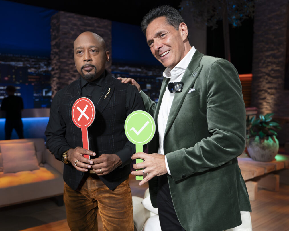 SHARK TANK - “1708” - ’Tis the season for holiday cheer, but will the Sharks be in the giving spirit? Entrepreneurs present seasonal offerings in hopes of fa-la-la-landing an investment deal with the Sharks. WEDNESDAY, DEC. 10 (9:02-10:02 p.m.) on ABC. (Disney/Christopher Willard) DAYMOND JOHN, DANIEL LUBETZKY