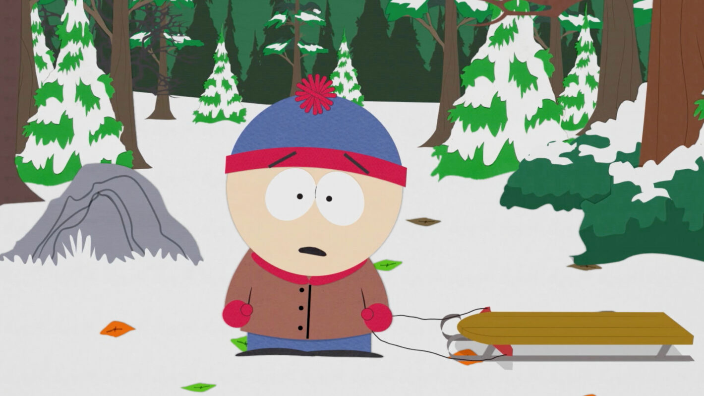 SOUTH PARK, Stan Marsh (center), 'Woodland Critter Christmas', (Season 8, epis. #814), 1997-, © Comedy Central