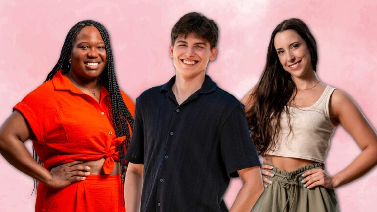 Kristina, Rizo, and Sophi on Survivor 49